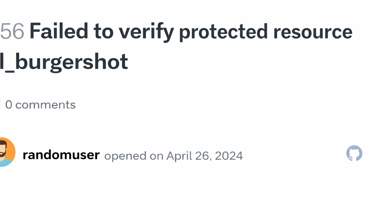 Failed to Verify Protected Resource FiveM Fix (Escrow Error Guide)
